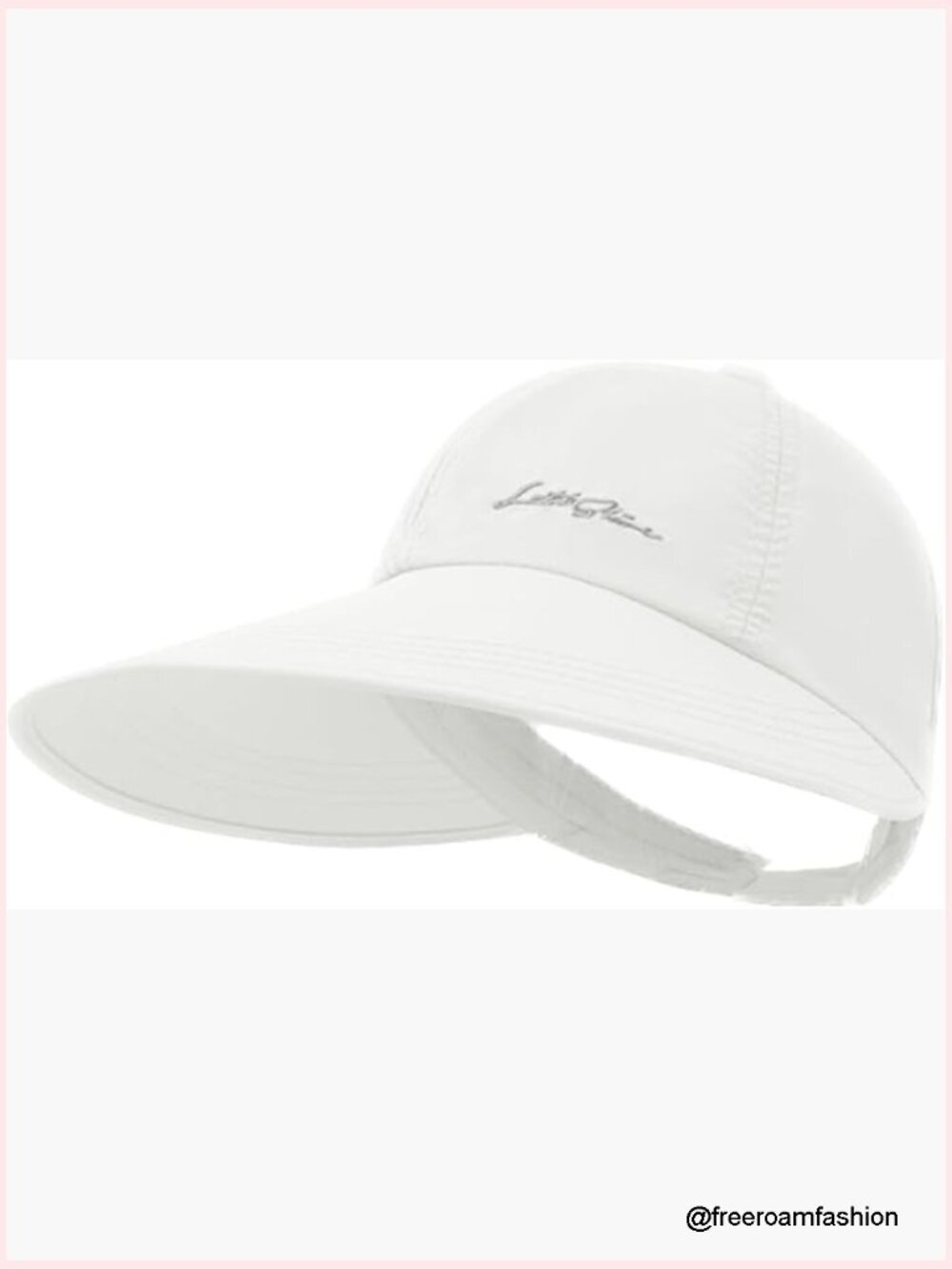 Wide Brim Sun Hat with Ponytail Hole UPF 50+ Breathable Lightweight Packable